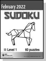 Sudoku February PDF cover