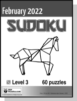 Sudoku February PDF cover