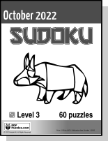 Sudoku October PDF cover