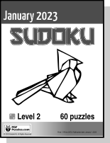 Sudoku January PDF cover