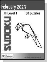 Sudoku February PDF cover