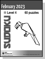 Sudoku February PDF cover