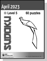 Sudoku April PDF cover