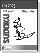 Sudoku July PDF cover