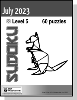 Sudoku July PDF cover