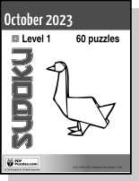 Sudoku October PDF cover