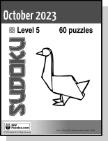 Sudoku October PDF cover