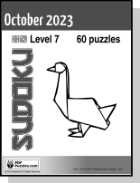 Sudoku October PDF cover