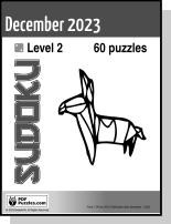 Sudoku December PDF cover