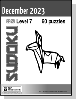 Sudoku December PDF cover