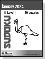 Sudoku January PDF cover