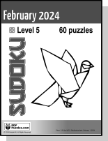 Sudoku February PDF cover