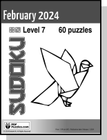 Sudoku February PDF cover