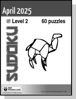 Sudoku April PDF cover