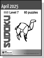 Sudoku April PDF cover