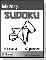 Sudoku July PDF cover