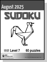 Sudoku August PDF cover