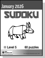 Sudoku January PDF cover