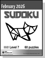 Sudoku February PDF cover