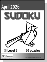 Sudoku April PDF cover
