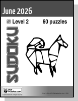 Sudoku June PDF cover