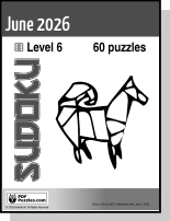 Sudoku June PDF cover