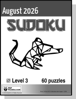 Sudoku August PDF cover