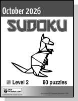 Sudoku October PDF cover
