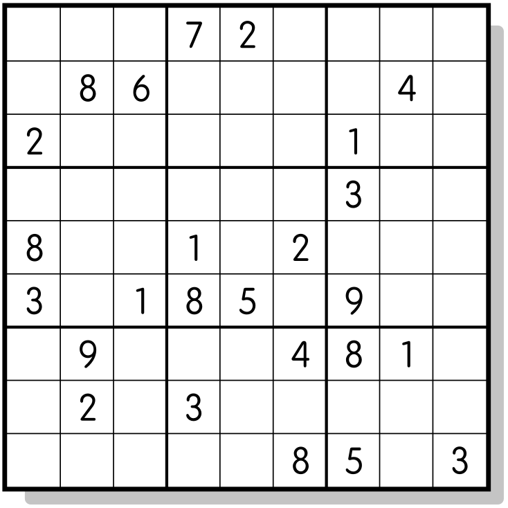 Sudoku level 5 example