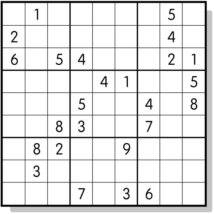 Sudoku level 7 example